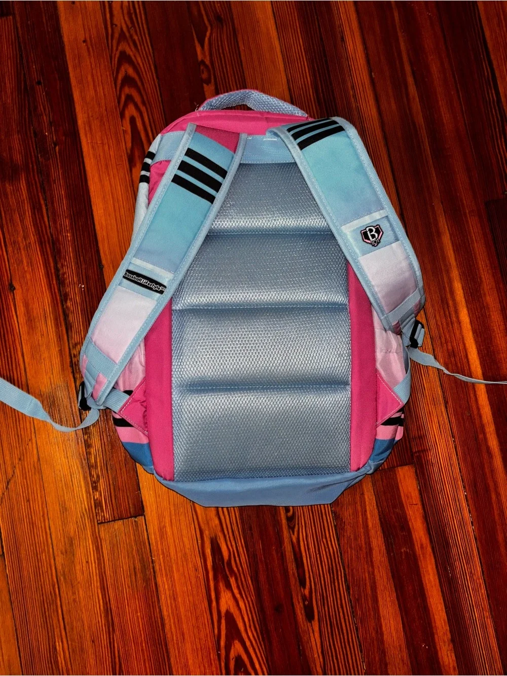 BaseballLifestyle Cotton Candy Ombre Backpack - Pink/Blue